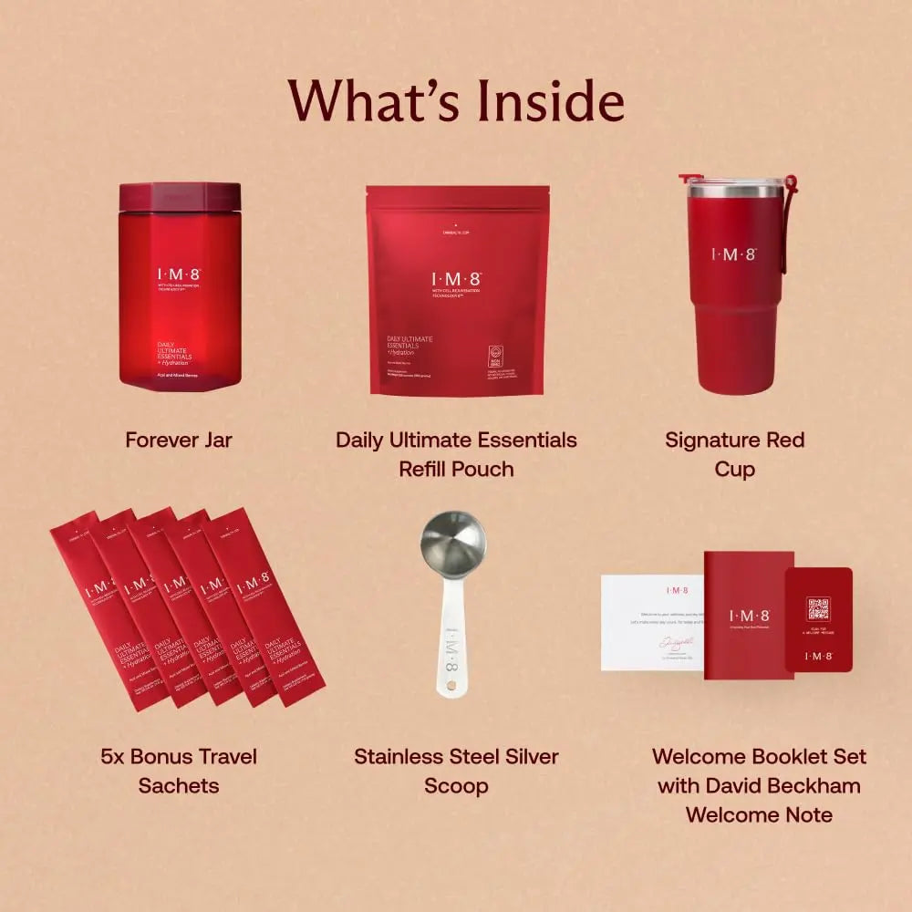 IM8 Daily Ultimate Essentials All-in-One Multivitamin Supplement (30 Servings, Starter Kit - Scoop + Tumbler Included) IM8 buy supplements canada
