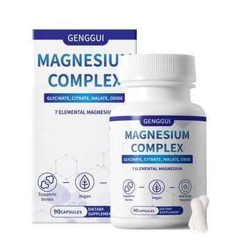 Magnesium Complex 1000mg with 8 Types - Glycinate, Citrate, Malate - Supports Muscle Relaxation, Bone Health, Energy Production & Sleep - High Absorption, Non-GMO, Vegan Capsules, 90 Count (001) ZYGCDZ buy supplements canada