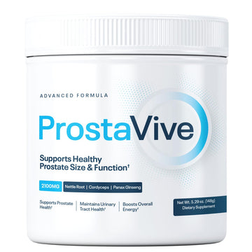 ProstaVive Advanced Prostate Support Formula - Complete Urinary & Bladder Health Supplement - Helps Promote Strong Flow & Emptying - Natural Powder - Gluten Free, Non-GMO ProstaVive buy supplements canada