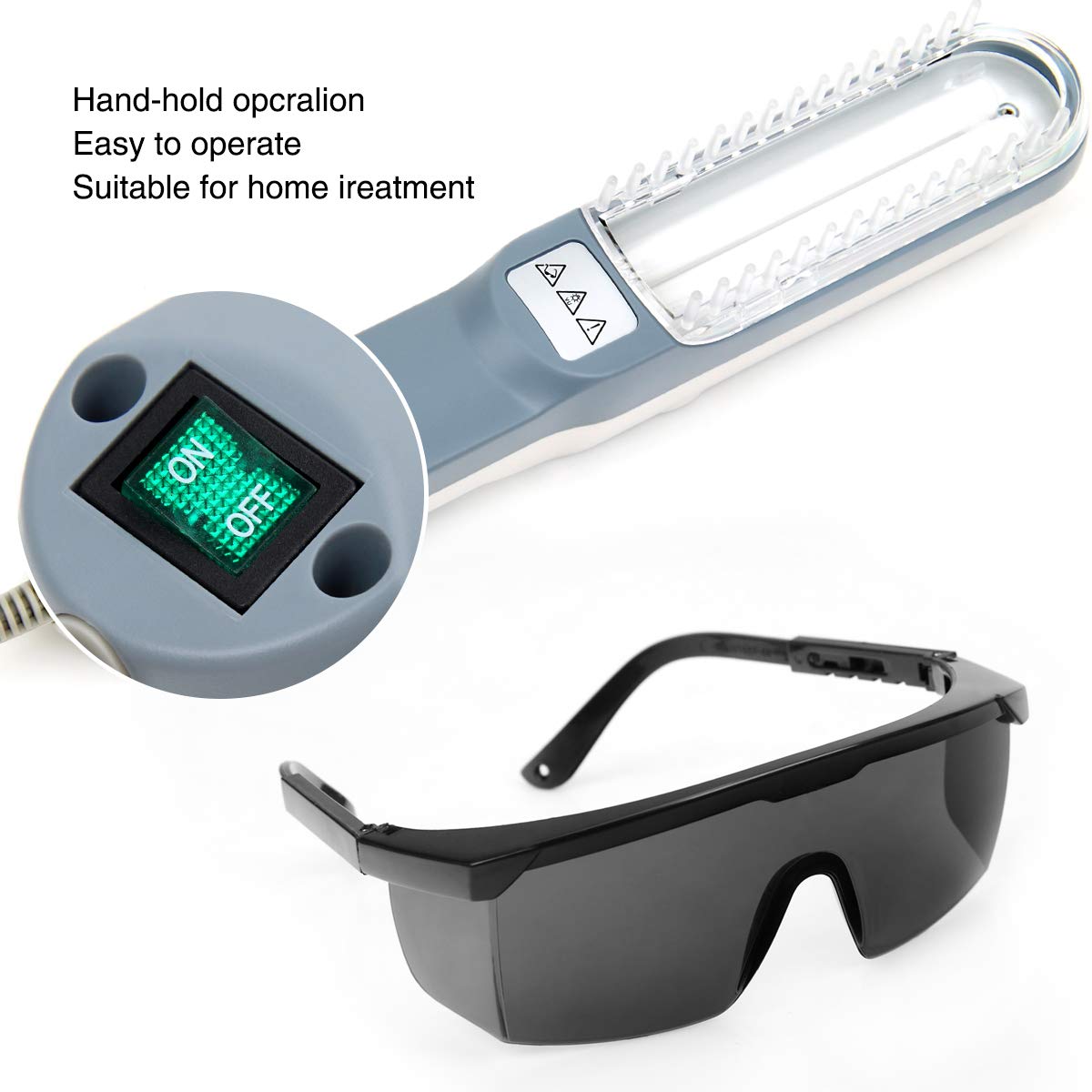 Hand Held UV Phototherapy Light Device for Home Use AUSPA buy supplements canada