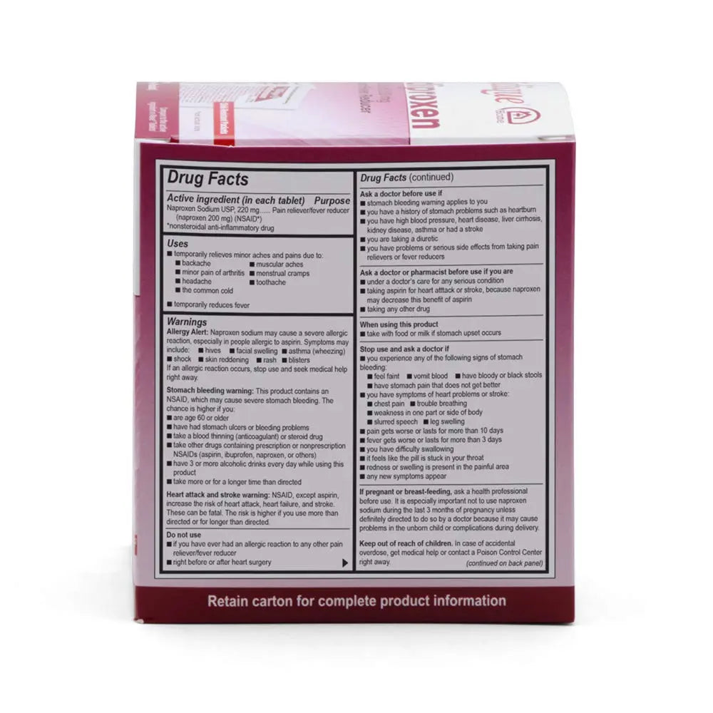 Medique @ Home Mediproxen Compare Active Ingredient to Aleve 50 x 1 (Child Resistant Packaging), White (73750) Medique buy supplements canada