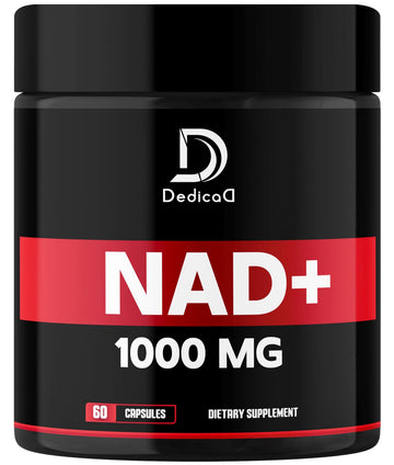 DEDICAD NAD Supplement 1000 mg - Pure NAD Supplement - Energy and DNA Repair, Aging Defense, Brain Function - 60 Capsules DEDICAD buy supplements canada