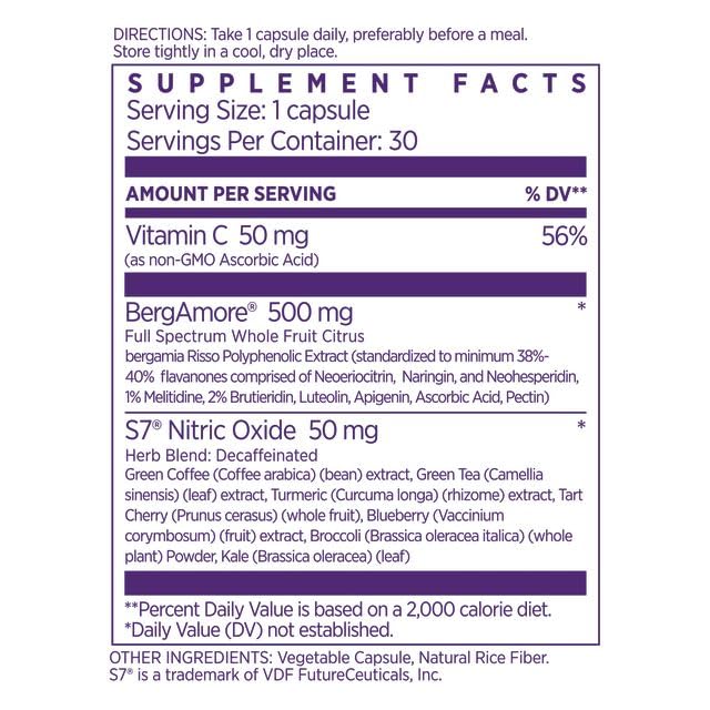 NAOMI Italian Citrus Bergamot Plus Nitric Oxide Boost, Award-Winning Cardiologist Dvlpd, Supports Healthy Cholesterol & Blood Pressure in Normal Range, with 7 Key Polyphenols, 30-Day Supply NAOMI buy supplements canada