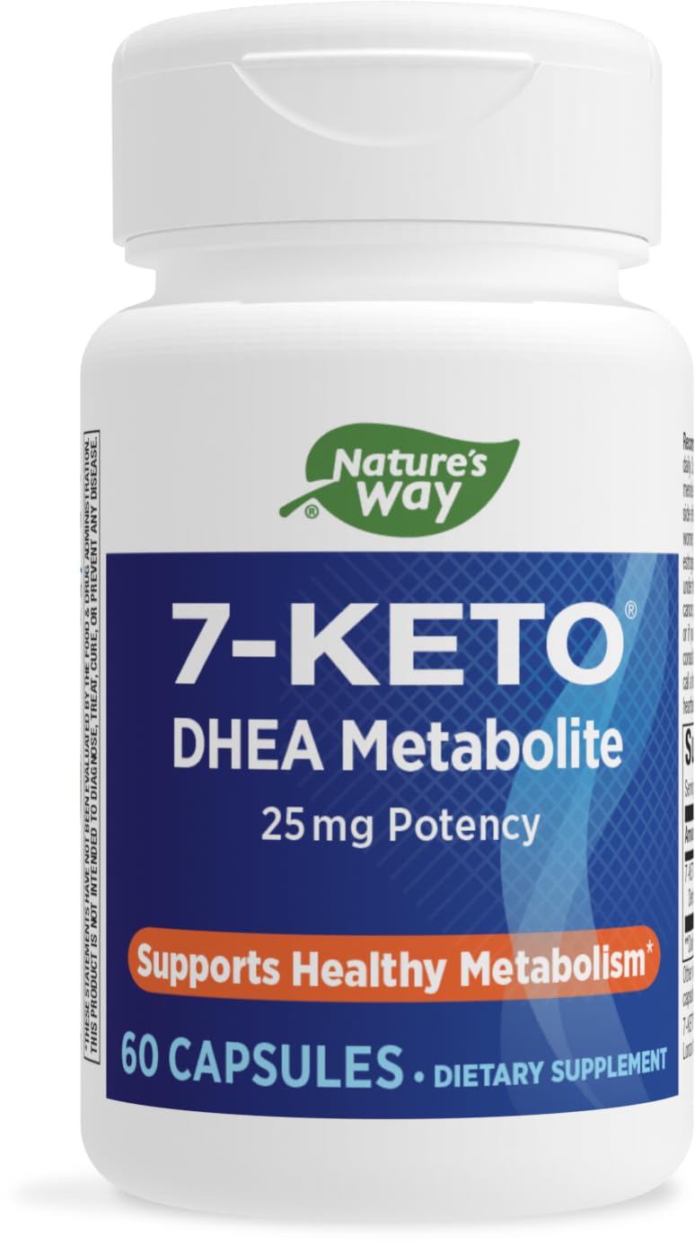 Nature's Way 7-KETO, DHEA Metabolite, Metabolism Support Supplement*, 25mg Potency Nature's Way buy supplements canada