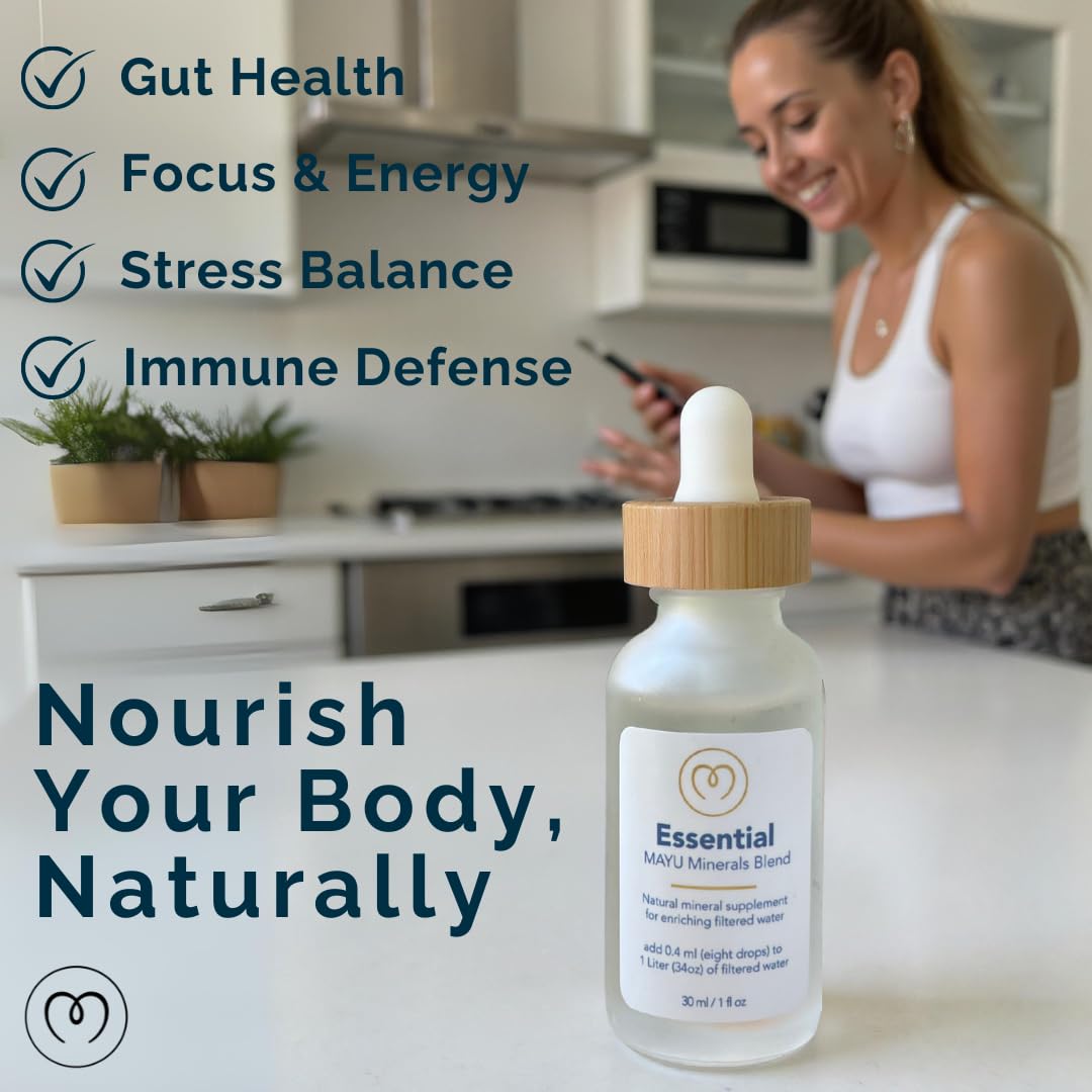 MAYU Trace Mineral Drops, 1 Bottle, Great-Tasting Hydration & Daily Energy, 80+ Full-Spectrum Trace Minerals, Third-Party Tested, Exceeds EU Standards, Magnesium, Potassium & Chloride, No Additives mayu buy supplements canada