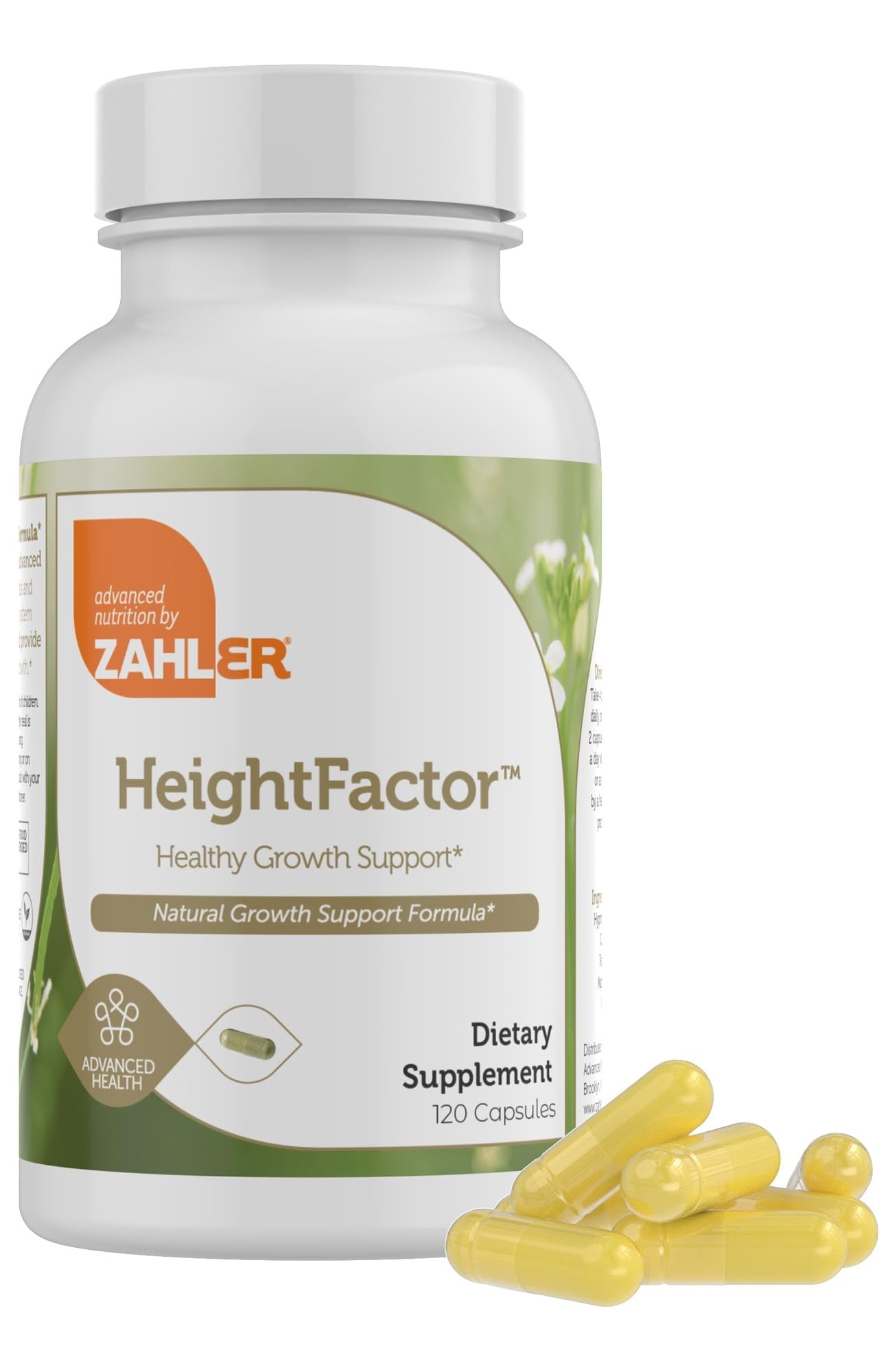 Zahler - Height Factor Healthy Growth Support Vitamin & Mineral Capsules (120 Count) - Kosher Height & Growth Supplement for Kids, Teens & Young Adults - Grow Taller Growth Hormone Support Nutrients Zahler buy supplements canada