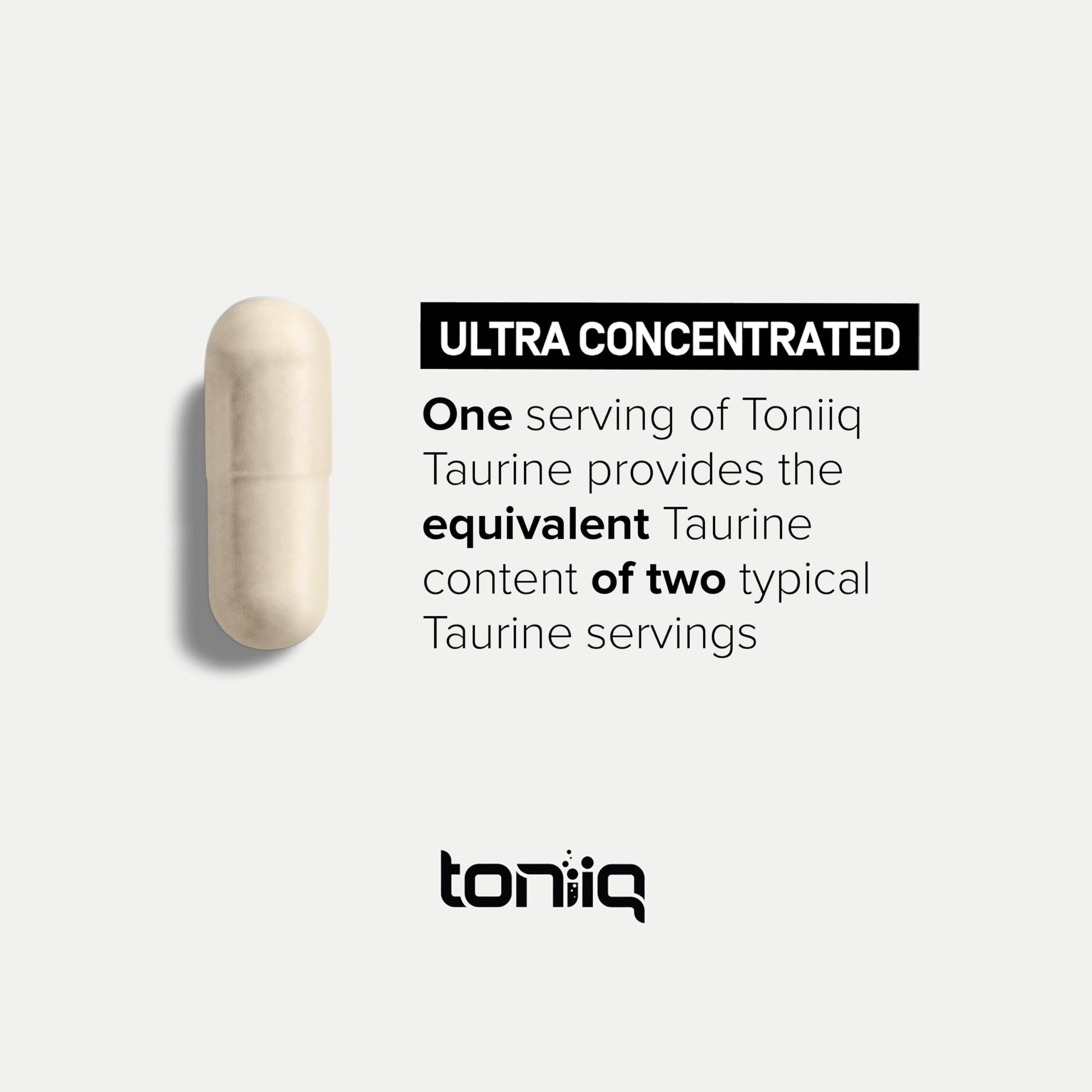 Toniiq 2000mg Taurine Supplement - High Purity Taurine Powder Capsules, 98%+ Pure Toniiq buy supplements canada