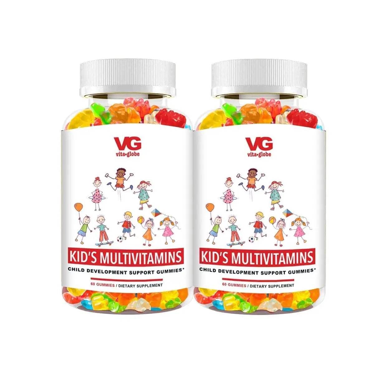 VITA GLOBE Kids Complete Multivitamin Gummies – with Vitamins A, C, D, E, B6 & B12 | Daily Immune, Growth & Wellness Support | VITA GLOBE buy supplements canada