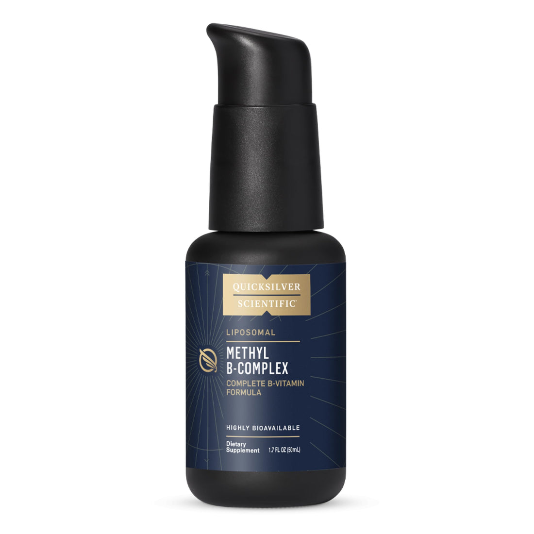 Quicksilver Scientific Methyl B Complex - Liquid Vitamin with Superior Liposomal Absorption of Vitamin B12, Folate, Vitamin B6, Riboflavin, Biotin, Pantothenic Acid, Vitamin B1, Niacin (50 ml) Quicksilver Scientific buy supplements canada