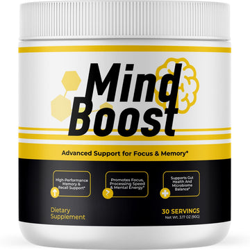 MindBoost Powder - Official Mind Boost Day Supplement, Advanced Nootropic, Premium Formula, Natural Vitamins for Wellness - 1 Bottle for 1 Month VIVALIS buy supplements canada