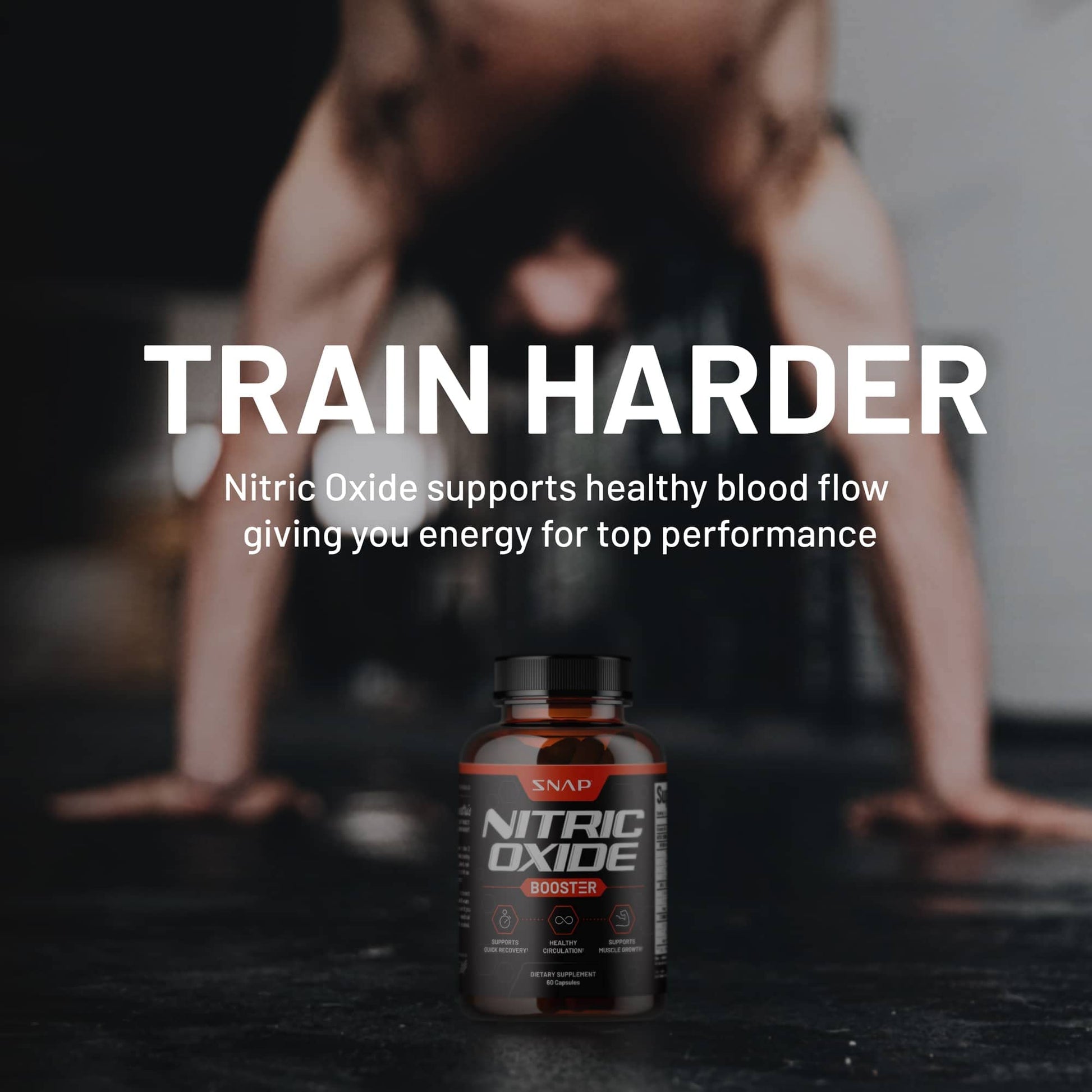Snap Supplements Nitric Oxide Booster, Nitric Oxide Supplement for Blood Circulation Snap Supplements buy supplements canada