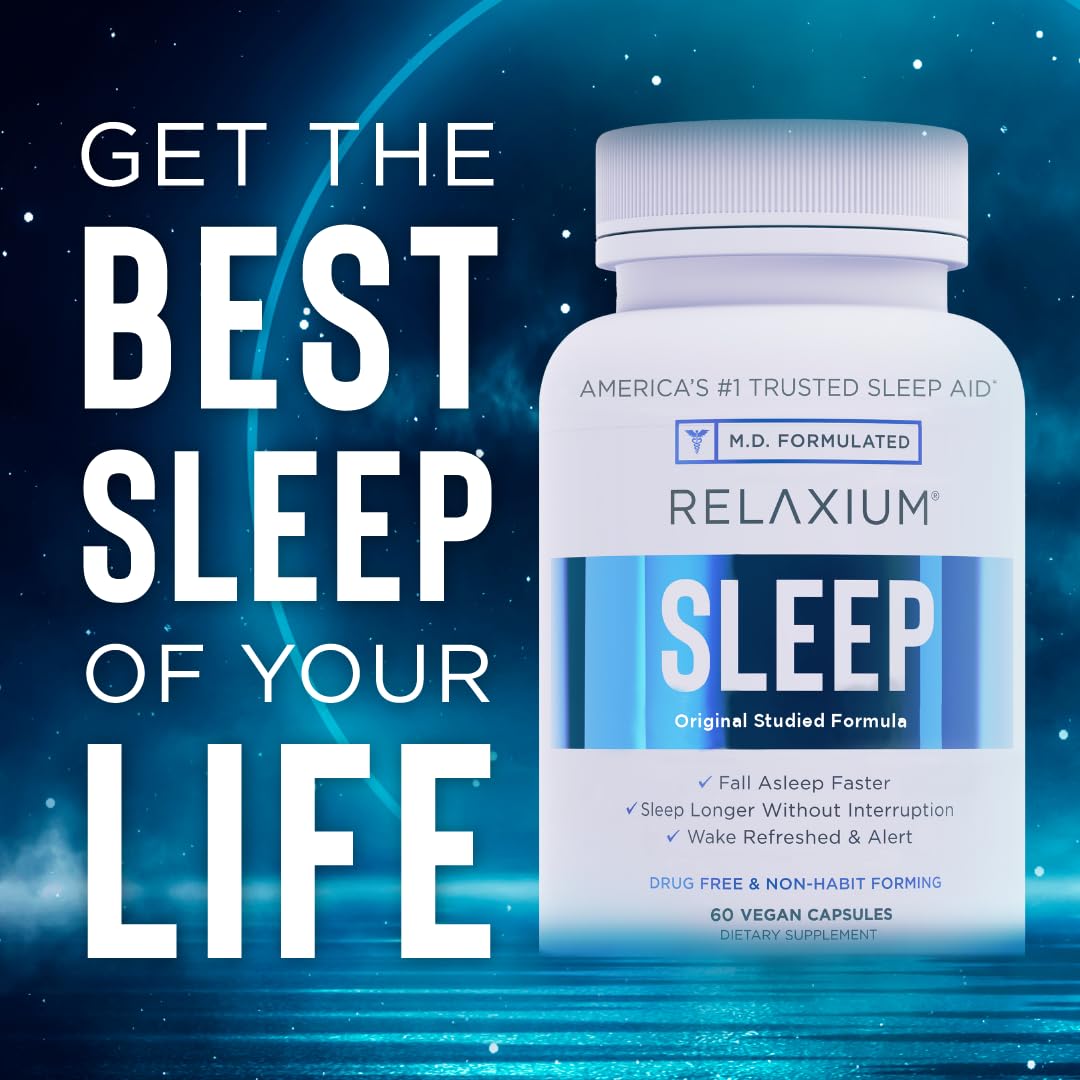 Relaxium Sleep Aid, 30-Day Supply, Dietary Supplement for Better Sleep Relaxium buy supplements canada