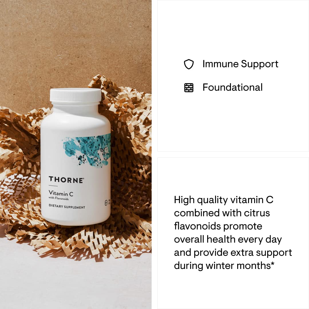 THORNE Vitamin C - Blend of Vitamin C and Citrus Bioflavonoids from Oranges - Support THORNE buy supplements canada