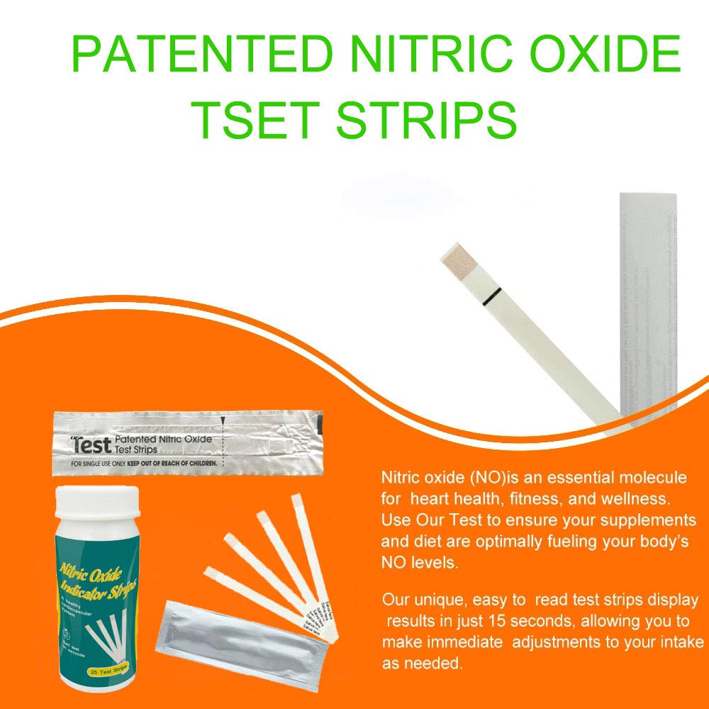 Nitric Oxide Test Strips [50strips]- Nitric Oxide Indicator Strips Work by Measuring The TONNYLAB buy supplements canada