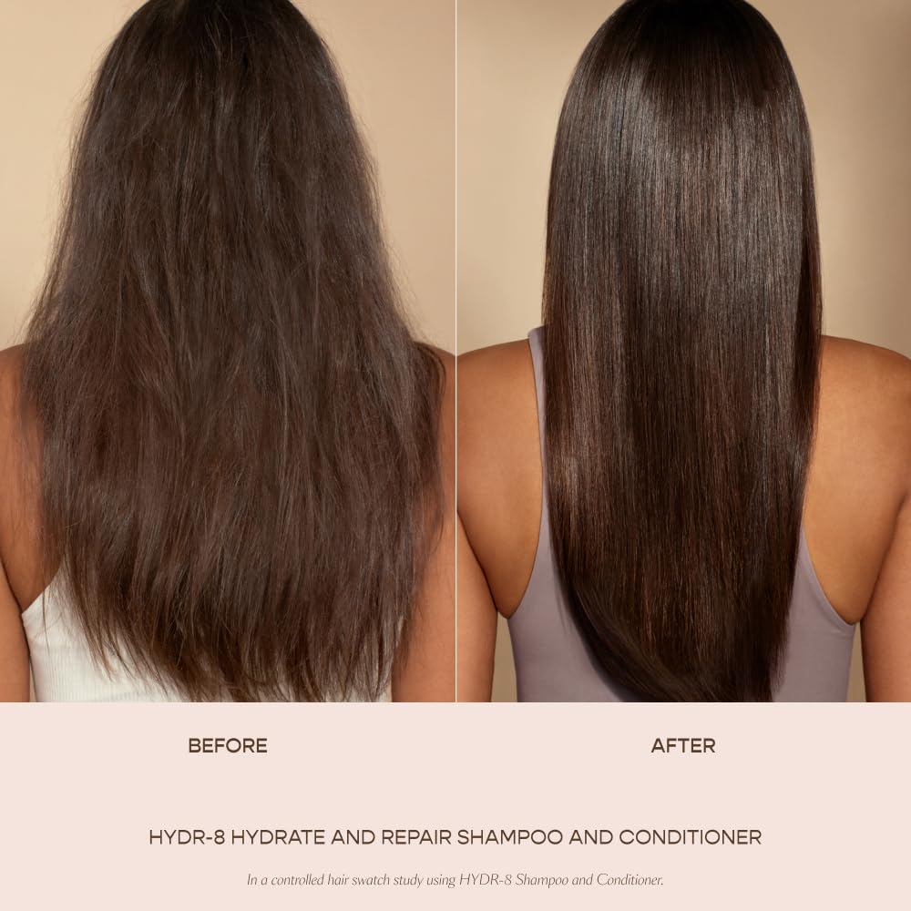 VEGAMOUR HYDR-8 Hydrate and Repair Shampoo and Conditioner Kit | Cleanses and Strengthens Dry, Damaged Hair with Amino Acids and Karmatin™ | Clean, Vegan, Cruelty-Free, Clinically Proven, Color Safe VEGAMOUR buy supplements canada