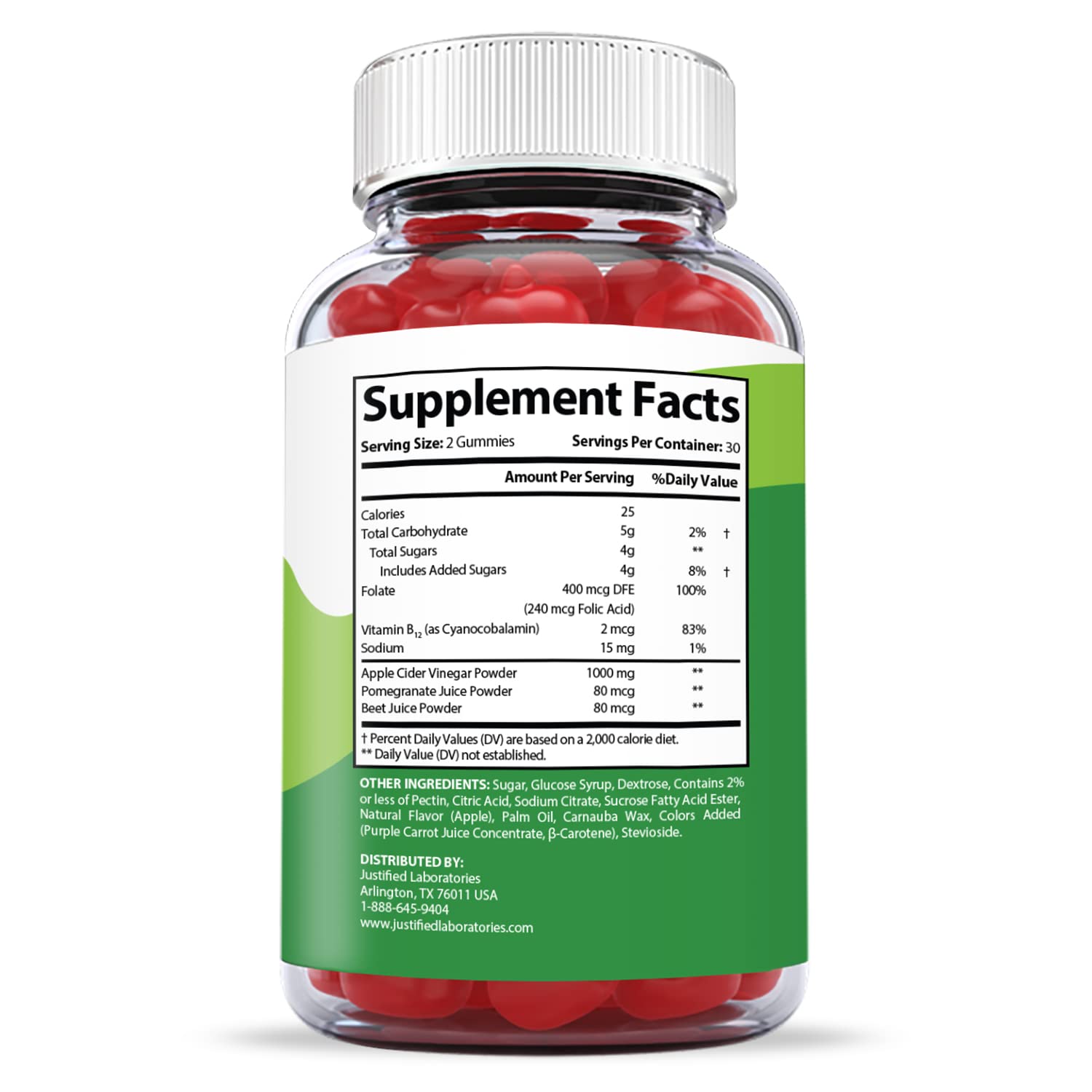 Justified Laboratories Active Keto ACV Gummies 1000MG with Pomegranate Juice Beet Justified Laboratories buy supplements canada