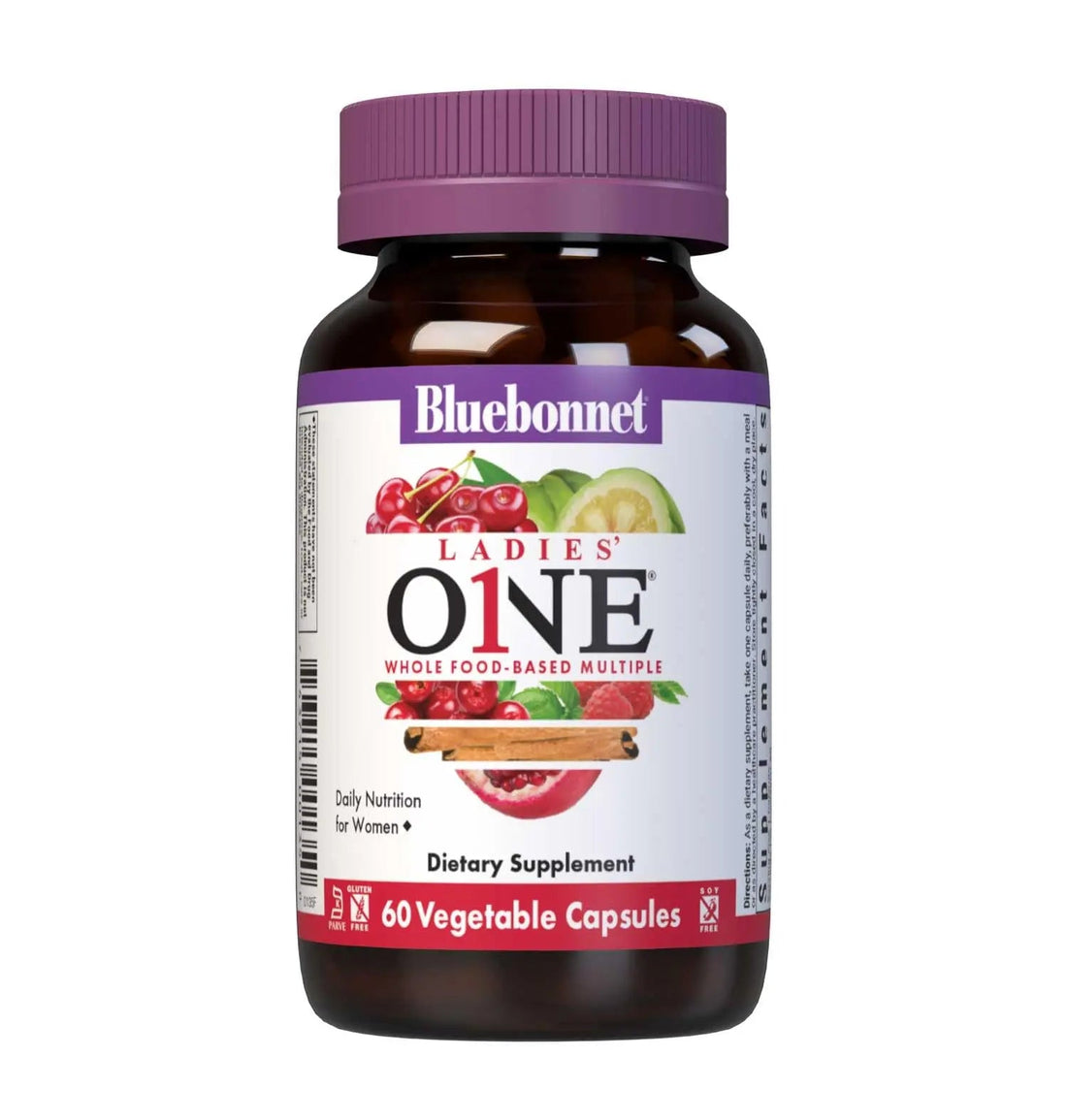 BlueBonnet Nutrition Ladies One Vegetable Capsule, Whole Food Multiple, K2, Organic Vegetable, Energy, Vitality BlueBonnet buy supplements canada