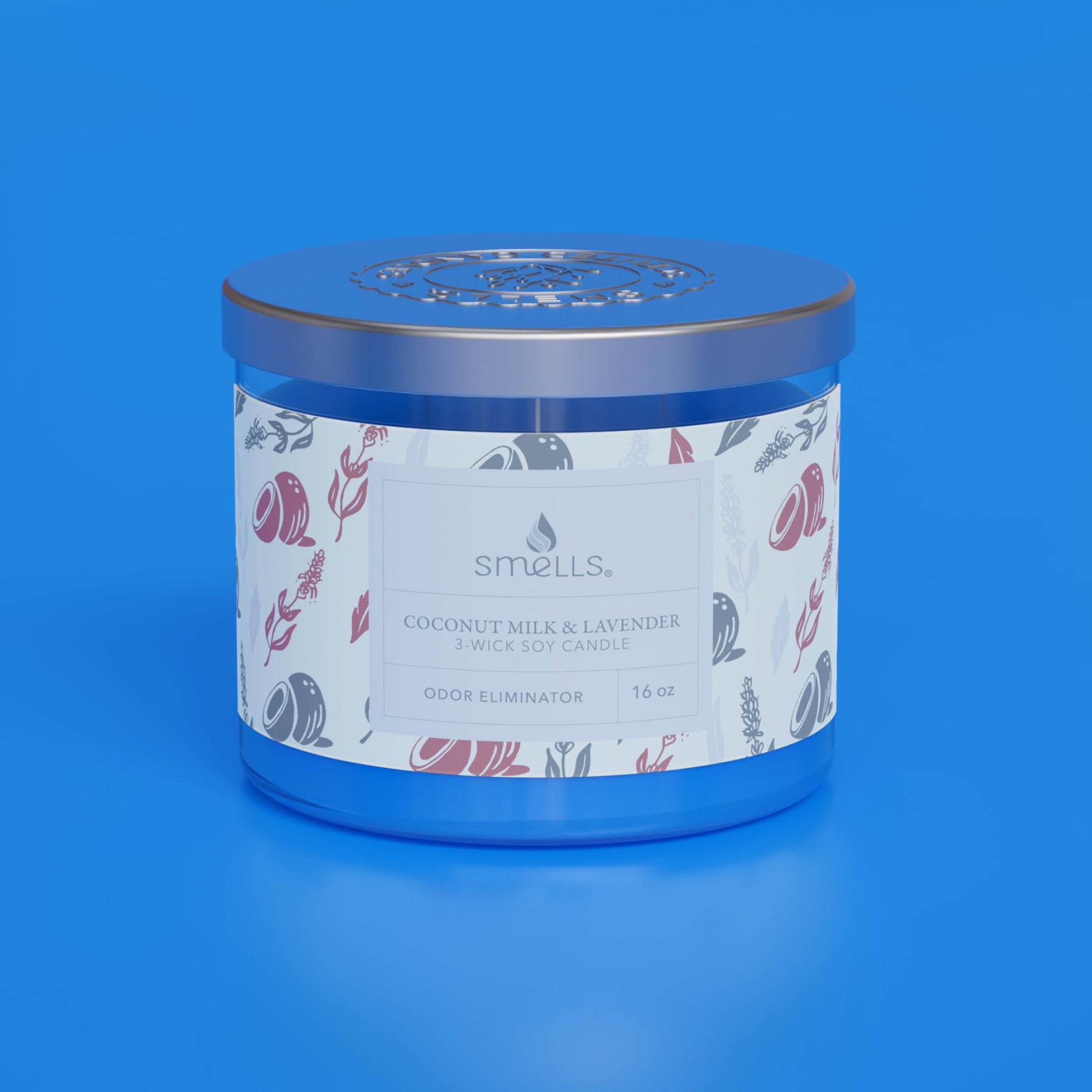 Smells - Odor Eliminator - Premium Soy Wax Jar Scented Candle 12oz. and 16oz. - 100% Cotton Single Wick SmellS buy supplements canada