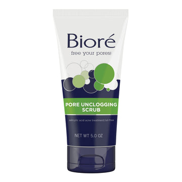 Bioré Pore Unclogging Scrub, Removes Excess Dirt and Oils, Face Scrub, with Salicylic Acid Biore buy supplements canada
