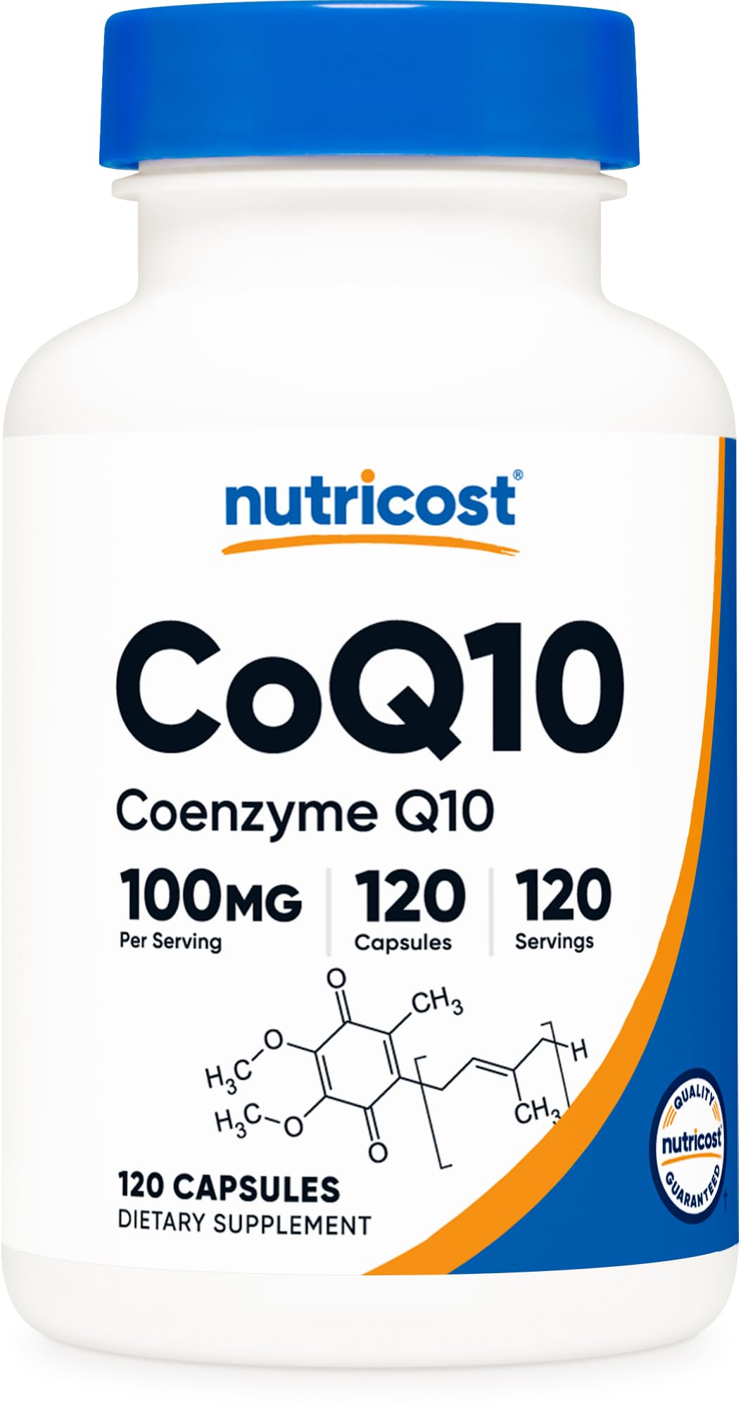 Nutricost CoQ10 100mg, 120 Vegetarian Capsules, 120 Servings - High Absorption, Vegetarian, Non-GMO, Coenzyme Q10 Nutricost buy supplements canada