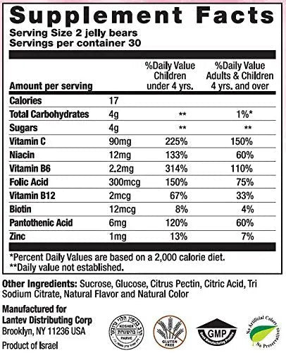 Navitco. Kosher NutriBear Multi Vitamin Great Tasting Jellies - 60 Bears Navitco buy supplements canada