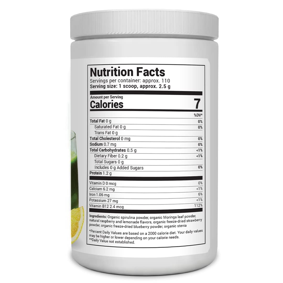 Dr. Berg's (Veggie Solution) Organic Super Greens Powder w/Spirulina - Raw Green Dr. Berg Nutritionals buy supplements canada