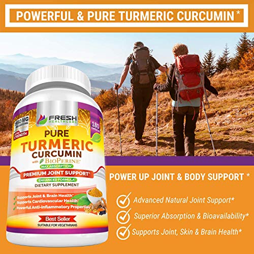Turmeric Curcumin with BioPerine 1950mg - Natural Joint & Healthy Inflammatory FRESH HEALTHCARE buy supplements canada