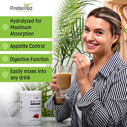 Keto Collagen Protein Powder with MCT Oil – Keto and Paleo Friendly Pure Grass Fed Preferred Elements buy supplements canada