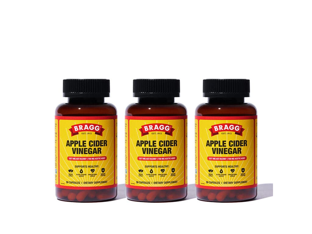 Bragg Apple Cider Vinegar Capsules - Vitamin D3 & Zinc - 750mg of Acetic Acid – Immune Bragg buy supplements canada