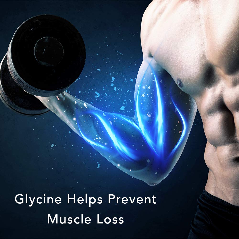 Glycine Powder (2 lbs) - Promotes Restful Sleep, Muscle Energy and Strength, Memory and Cognition Support (Resealable Bag) TradeKing buy supplements canada