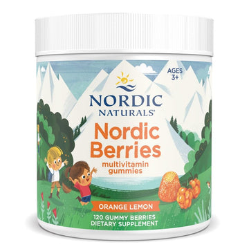 Nordic Naturals Nordic Berries, Citrus - 120 Gummy Berries - Great-Tasting Multivitamin for Ages 2+ - Growth, Development, Optimal Wellness - Non-GMO, Vegetarian - 30 Servings Nordic Naturals buy supplements canada