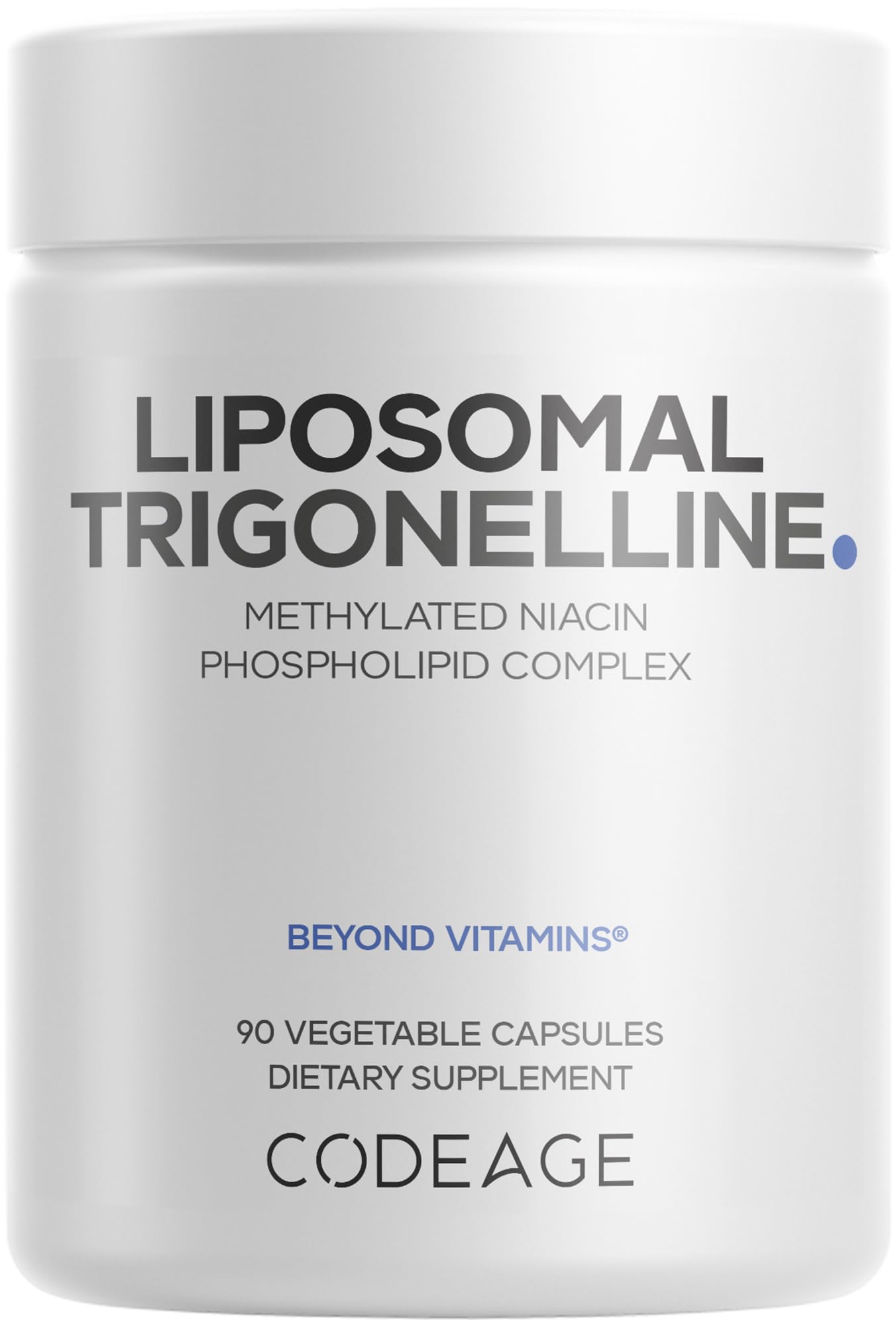 Codeage Liposomal Trigonelline - 250 mg Per Capsule - 3-Month Supply - Plant-Based Alkaloid - Liposomal Delivery for Bioavailability - Metabolic Health Support - Vegan Nootropic Non-GMO - 90 Capsules Codeage buy supplements canada