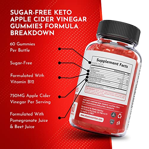 Sugar-Free Keto ACV Gummies for Weight Loss - Apple Cider Vinegar Keto ACV Gummies Atlantis Nutrition buy supplements canada
