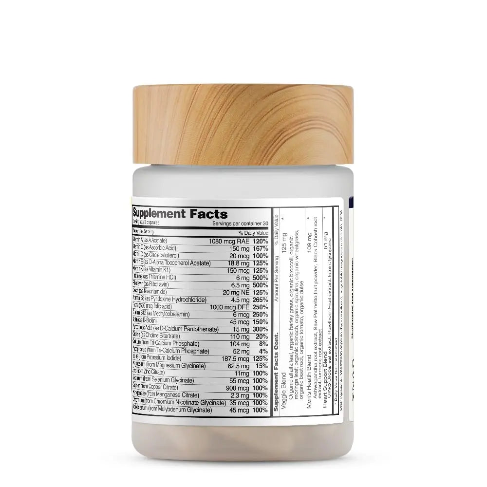 Snap Supplements Men's Multivitamins - Daily Vitamins & Minerals for Men - Vitamin D, B12, Zinc, Herbs & Vitamin C Snap Supplements buy supplements canada