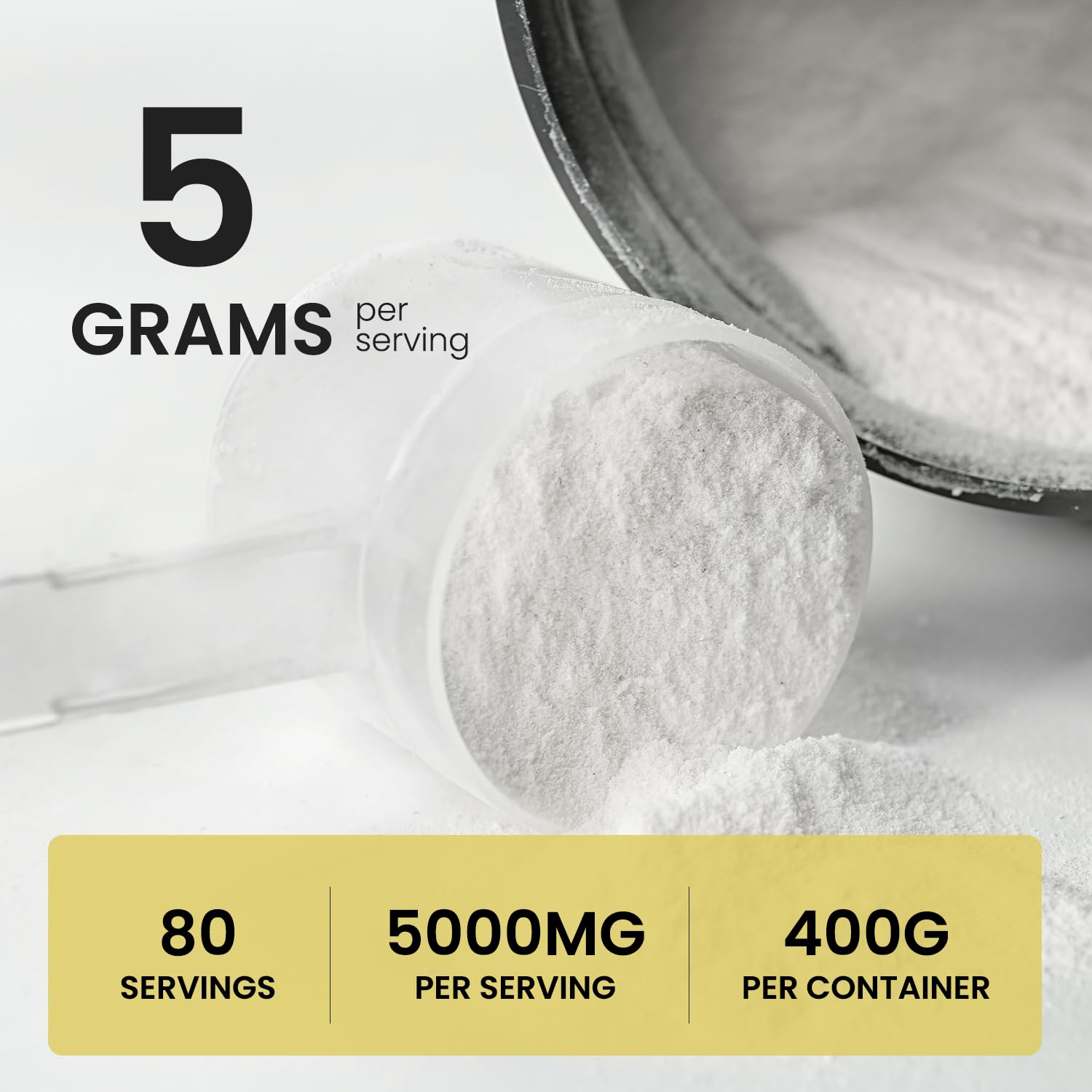 UpNourish Micronized Creatine Monohydrate Powder 400 G - Unflavored Vegan for Pre Workout, Muscle Building Pure Women and Men Instantized Supplement, 80 Servings 14.1096 Ounce UpNourish buy supplements canada