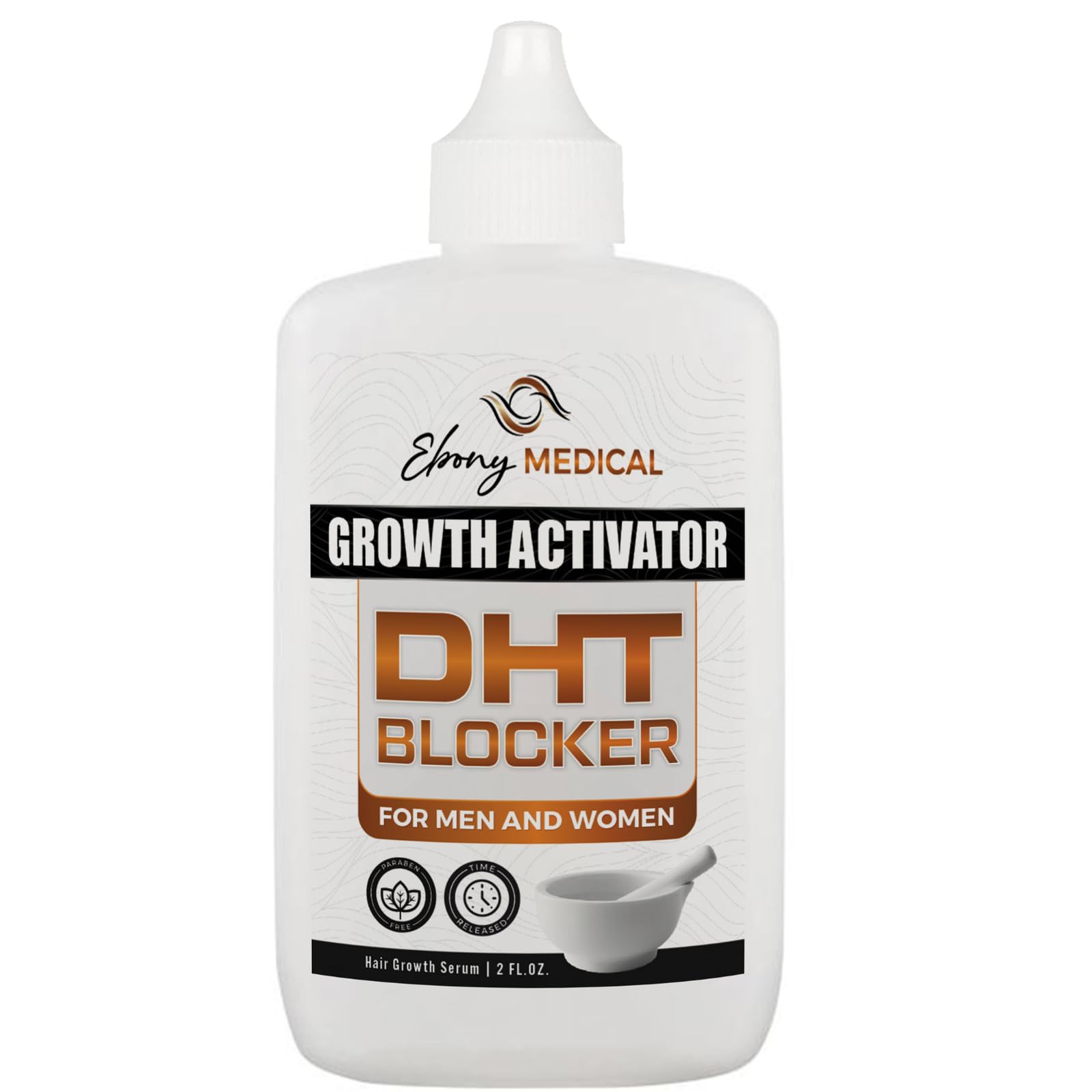 Ebony Medicals DHT Blocker Hair Growth Serum - Hair Loss Supplement, Supports Natural Regrowth Natural Curves buy supplements canada