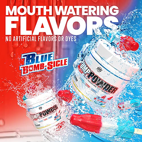 MAN Sports Pump Powder Blue Bombsicle - Stimulant Free Pre Workout Drink MAN Sports buy supplements canada