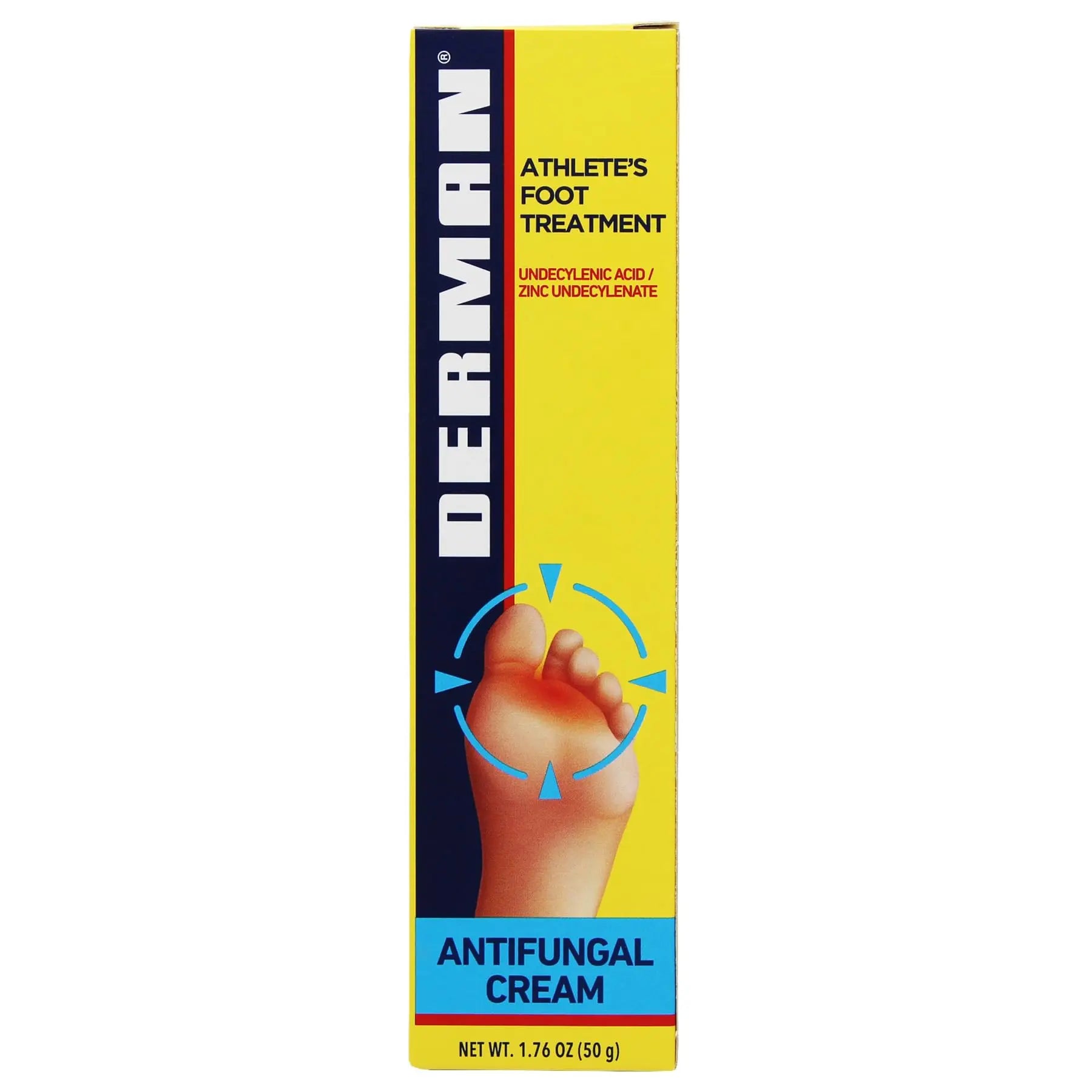 Derman Cream for The Treatment of Athlete's Foot, 2-Pack of 1.76 Oz Each, 2 Tubes Derman buy supplements canada