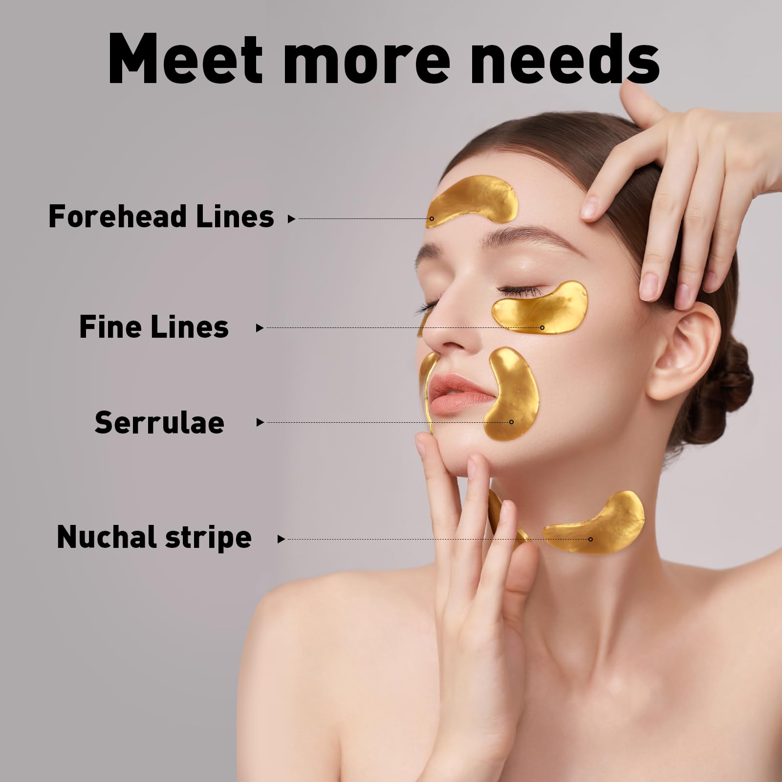 CHMI Under Eye Patches (50 Pairs) - 24K Gold Eye Patches for Puffy Eyes, Dark Circles, EyeBags and Wrinkles CHMI buy supplements canada