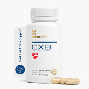 Xtendlife CX8 Heart Health Supplement for Cardiovascular Support, Circulation, and Arterial Health - with Vitamin K2 MK7, D3, Tocotrienols, and Sea Buckthorn-30 Day Supply Xtendlife buy supplements canada