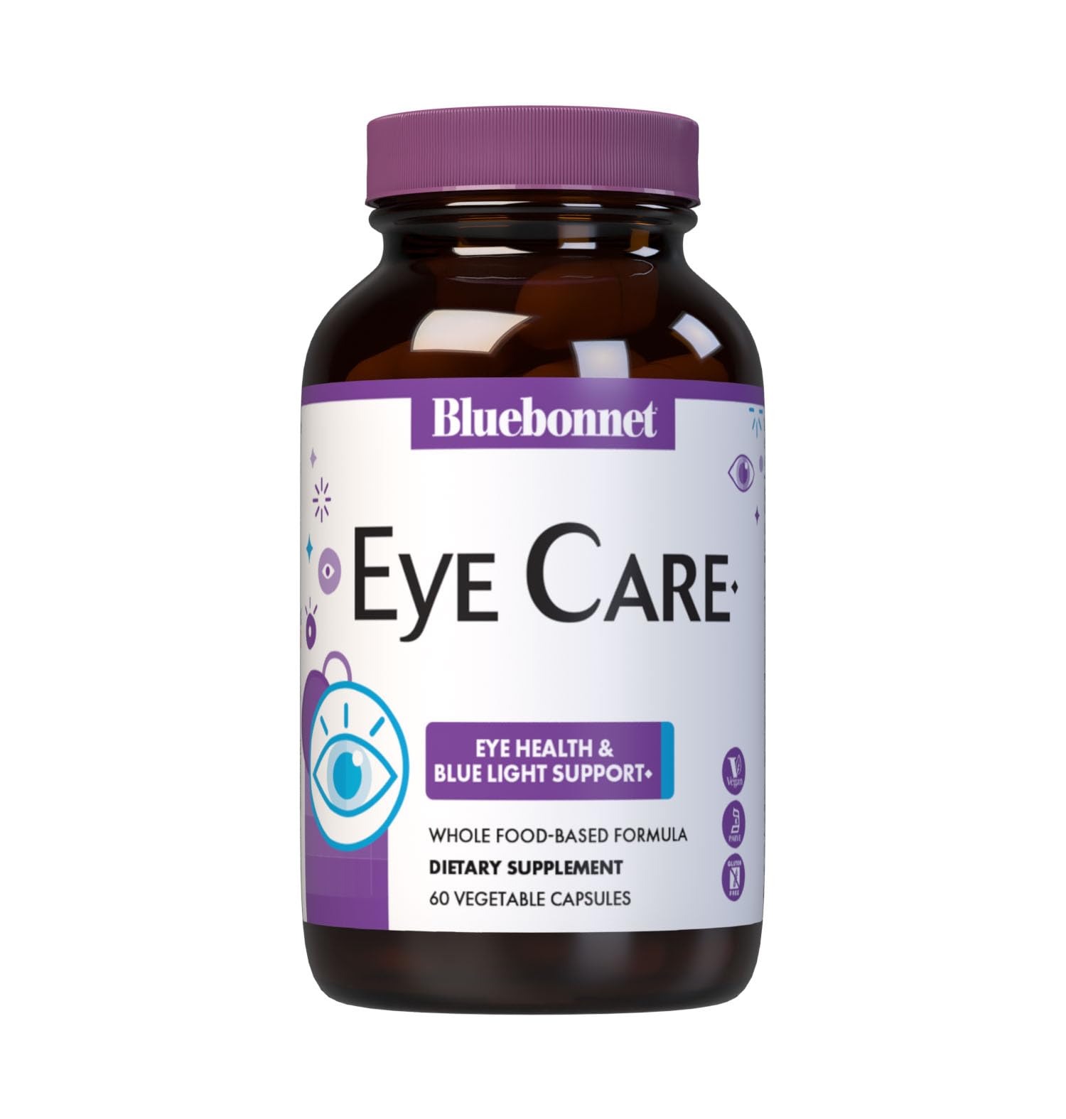 Bluebonnet Nutrition Eye Care Macular & Blue, Eye Health & Blue Light Support*, Vegan, Kosher-Certified, Gluten-Free, Dairy-Free, 60 Vegetable Capsules, 30 Servings BlueBonnet buy supplements canada