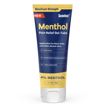 Sumifun Menthol Pain Relief Gel-Tube-3 FL OZ Tube (Pack of 1)- for Knee & Lower Back Pain Relief, Sore Muscle Relief, Neck Pain Relief, Shoulder Pain Relief Sumifun buy supplements canada