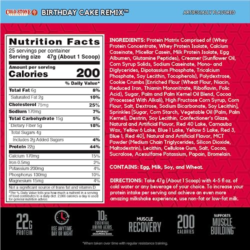 BSN Syntha-6 Whey Protein Powder, Cold Stone Creamery- Birthday Cake Remix Flavor BSN buy supplements canada