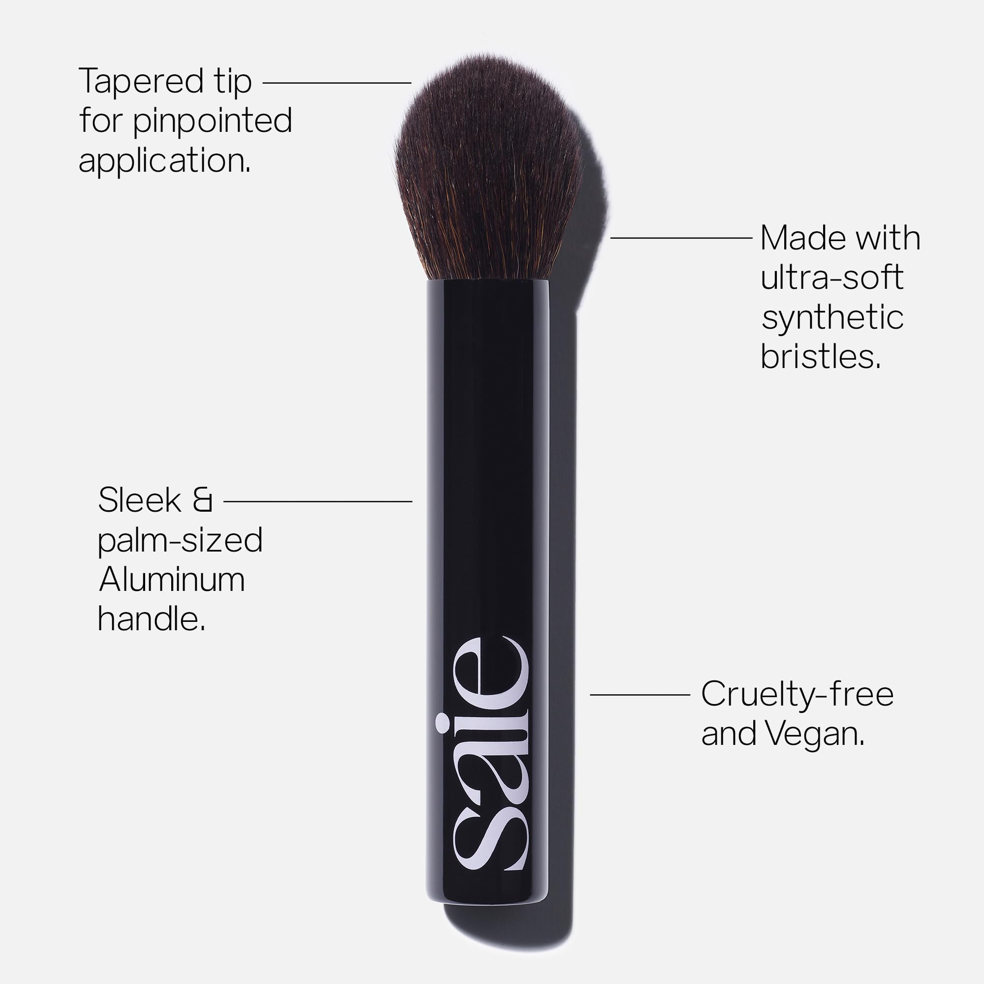 Saie Face Powder Duo, Medium - The Fluffy Brush, Soft, Multi-Use Targeted Powder Brush With Tapered Tip & Airset Radiant Loose Setting Powder, Translucent Medium (0.14 oz) - Vegan, Cruelty-Fee Saie buy supplements canada