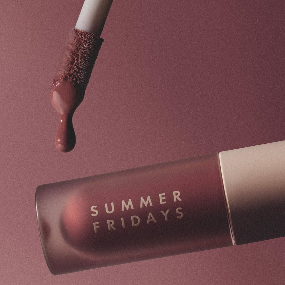 Summer Fridays Dream Lip Oil - Hydrating Tinted Lip Gloss Oil - Non-Sticky Formula with Skincare Benefits for Long-Lasting Softness + Shine - Effortless Beauty Gifts - Soft Mauve (0.15 Oz) Summer Fridays buy supplements canada