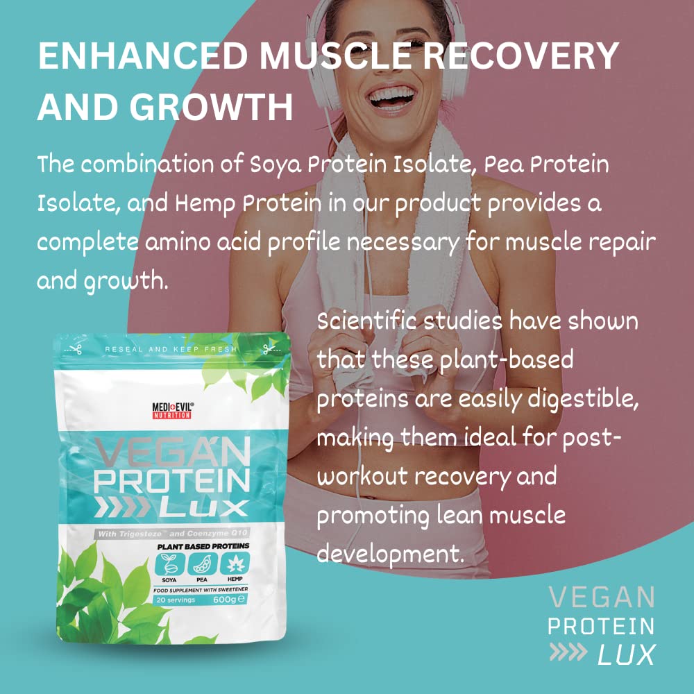 Medi-Evil Nutrition Vegan Protein Powder, Natural Ingredients, Gluten Free and Vegetarian Medi-Evil buy supplements canada