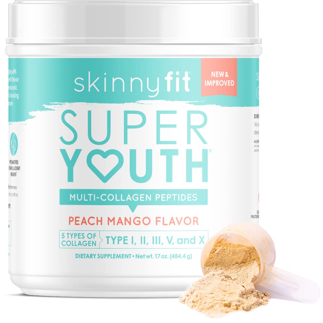 SkinnyFit Super Youth Multi-Collagen Peptides Plus Apple Cider Vinegar, Hyaluronic Acid SkinnyFit buy supplements canada