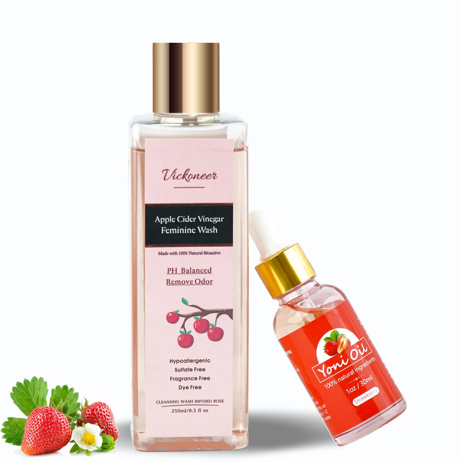 Vickoneer Yoni Wash for Women & Yoni Essential Oil, Intimate Feminine Wash Yoni Care Vickoneer buy supplements canada