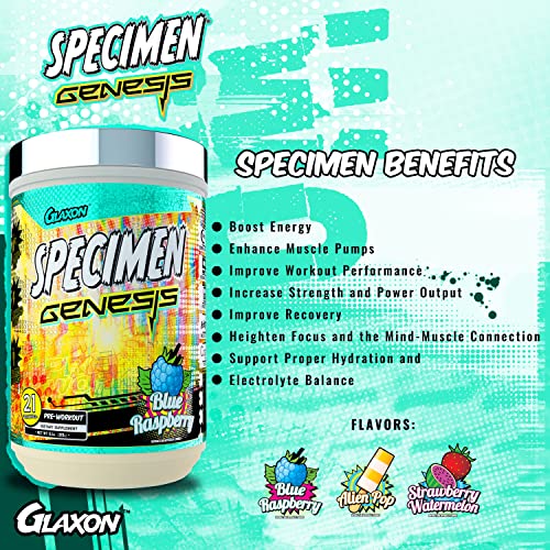 Specimen Full Spectrum High Stimulant Pre-Workout Powder | Supercharged Energy Glaxon buy supplements canada