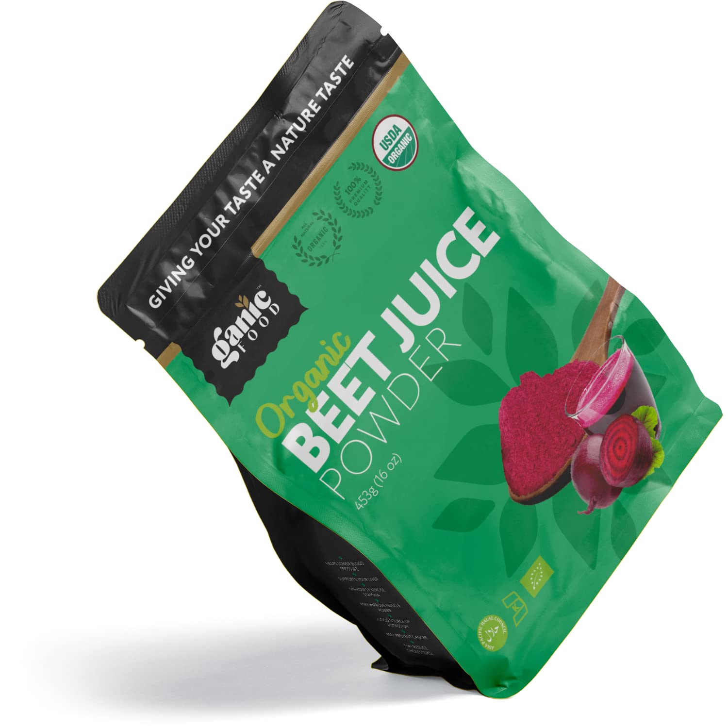 Ganic Food Organic Beet Root Juice Powder, 16 Ounces Ganic Food buy supplements canada